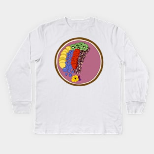 acai coconut bowl Kids Long Sleeve T-Shirt